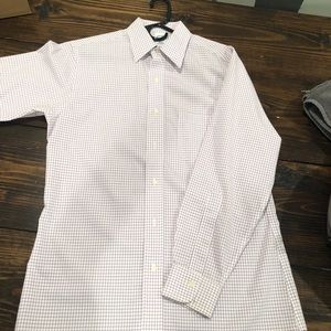 Brooks Brothers Mens 15-32 Slim-Fit Non-Iron shirt